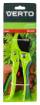 Anvil garden pruner with ratchet, cutting diameter 20 mm.