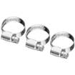 Worm gear hose clamp 16-27/9 mm, W4, 3 pcs