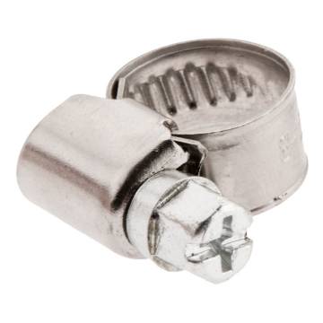 Worm gear hose clamp 8-12/9 mm, W2