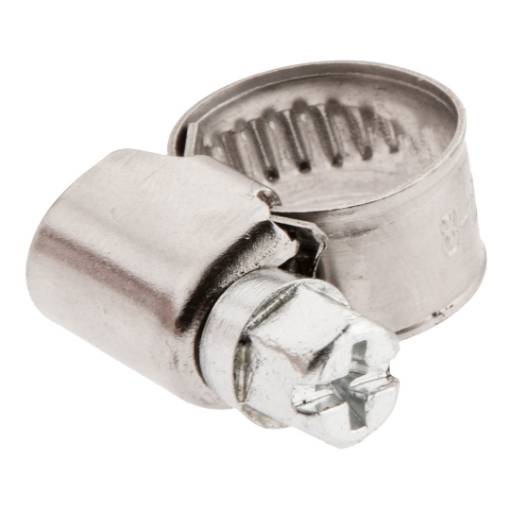 Worm gear hose clamp 8-12/9 mm, W2