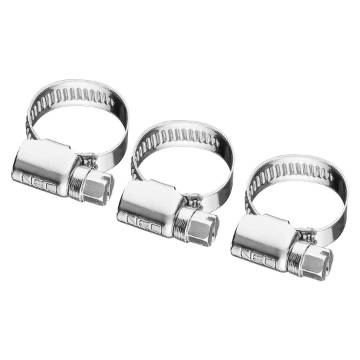 Worm gear hose clamp 10-16/9 mm, W4, 3 pcs