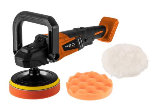 Cordless brushless polisher Energy+ 18V, Li-lon, M14 150 mm, 800-2300 min-1, whithout battery