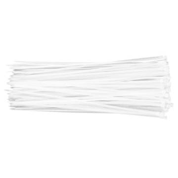 Cable ties 3.6 x 300 mm, white, 100 pcs