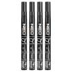 Construction marker, black, permanent, waterproof, lacquer, aluminium, 4 pcs