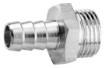 Hose coupling 12 mm with 1/2" male thread