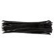 Cable ties 4.8 x 370 mm, black, 75 pcs