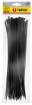 Cable ties 4.8 x 370 mm, black, 75 pcs