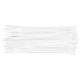 Cable ties 2.5 x 200 mm, white, 100 pcs