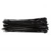 Cable ties 3.6 x 300 mm, black, 100 pcs