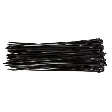 Cable ties 3.6 x 300 mm, black, 100 pcs