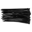 Cable ties 4.8 x 200 mm, black, 75 pcs