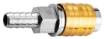 Quick coupler for compressor for hose f 10mm