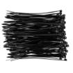Cable ties 2.5 x 100 mm, black, 100 pcs