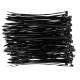 Cable ties 2.5 x 100 mm, black, 100 pcs