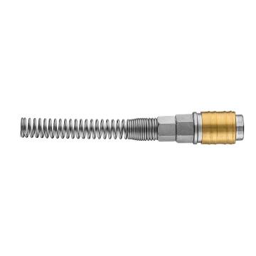 Quick coupler for compressor for hose f 8x10mm - spring