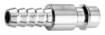 Connection for quick coupler with tip for hose diam. 10mm