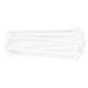 Cable ties 4.8 x 200 mm, white, 75 pcs