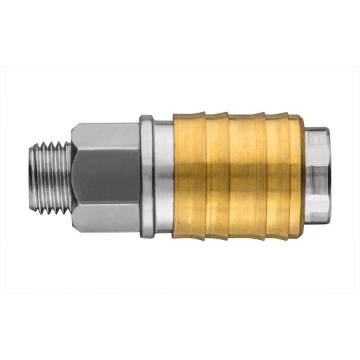 Quick coupler for compressor, male thread 1/4"