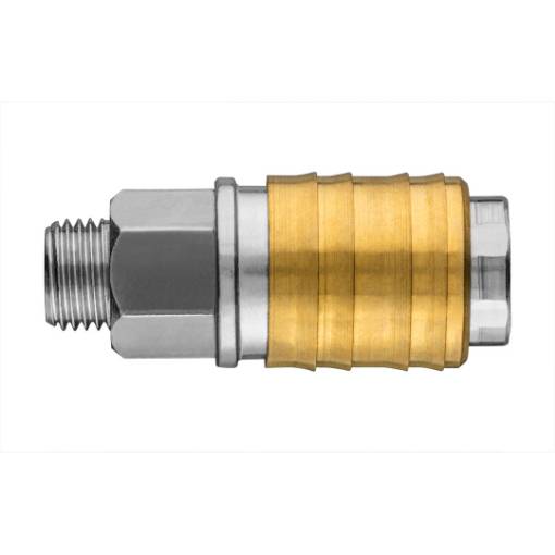 Quick coupler for compressor, male thread 1/4"
