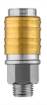 Quick coupler for compressor, male thread 1/4"