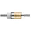 Quick coupler for compressor with connection for hose f 6mm