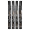 Construction marker thick, black, permanent, waterproof, lacquer, aluminium, 4 pcs
