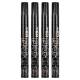Construction marker thick, black, permanent, waterproof, lacquer, aluminium, 4 pcs