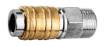 Quick coupler for compressor, male thread 1/2"