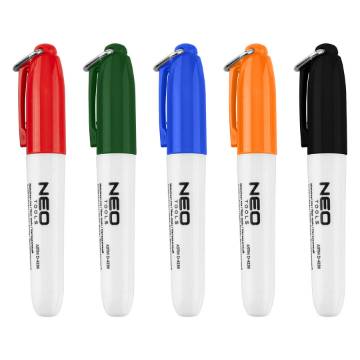 Mini marker, 5 colours, blister