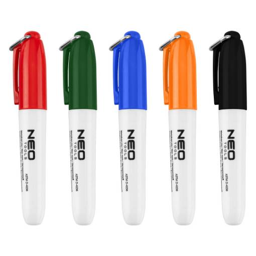 Mini marker, 5 colours, blister