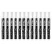 Construction marker, white, permanent, waterproof, oil-based, multiples of 12 pcs