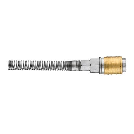 Quick coupler for compressor for hose f 6x8mm - spring