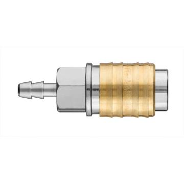 Quick coupler for compressor for hose f 6mm