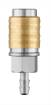 Quick coupler for compressor for hose f 6mm