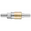 Quick coupler for compressor with connection for hose diam. 10mm