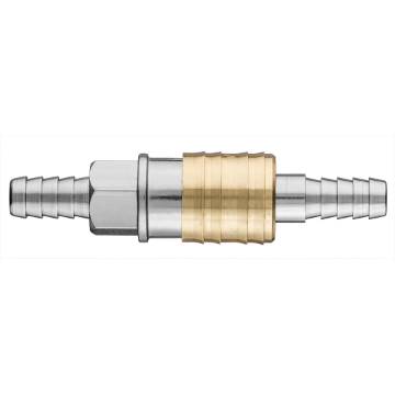 Quick coupler for compressor with connection for hose diam. 10mm