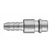Connection for quick coupler with tip for hose 6 mm