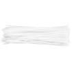 Cable ties 4.8 x 370 mm, white, 75 pcs