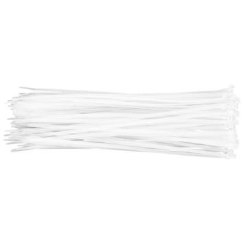 Cable ties 4.8 x 370 mm, white, 75 pcs
