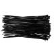 Cable ties 3.6 x 200 mm, black, 100 pcs