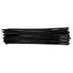 Cable ties 7.6 x 500 mm, black, 75 pcs