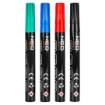 Construction marker thick, 4 colours, permanent, waterproof, lacquer, aluminium, 4 pcs
