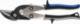Shape and straight cutting snips, manoeuvrable 230 mm