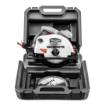 Circular saw 1200W, blade 185mm, speed 5000 r.p.m., max cuting depth 65mm in BMC