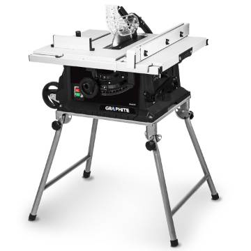 Table saw 1600W, disc 254 x 30 mm, folding table
