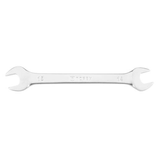 Double open end spanner 14 x 15 mm