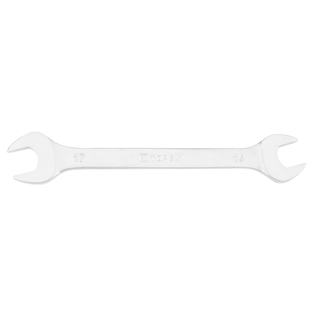 Double open end spanner 16 x 17 mm