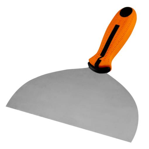 Scraper 200 mm, stainless steel blade, bi-material handle