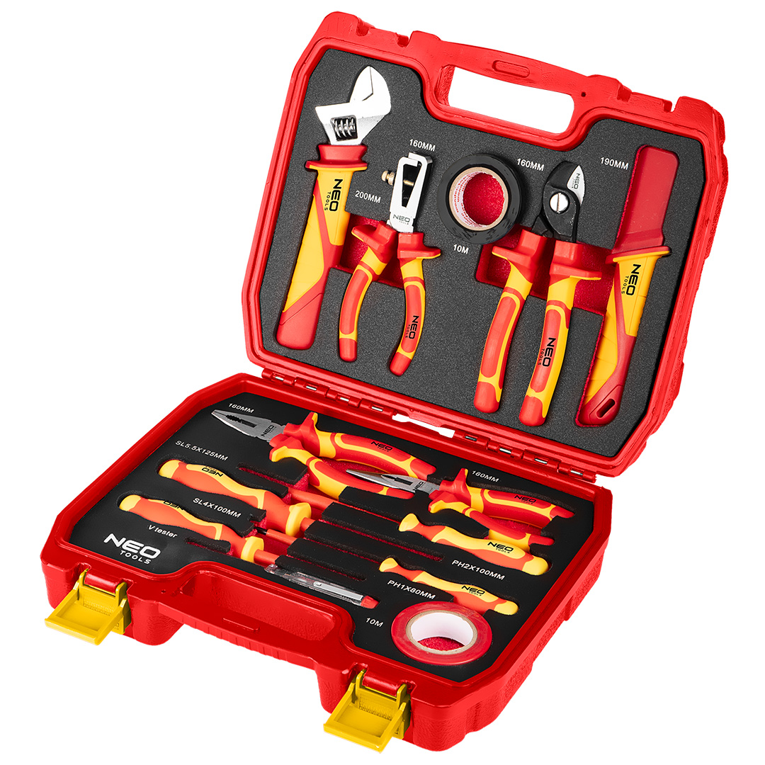 Electrician's kit in case 13 pcs