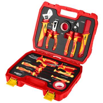Electrician's kit in case 13 pcs
